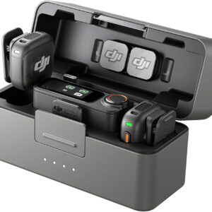 DJI Mic 3 (2 TX + 1 RX + Charging Case), Wireless Microphone