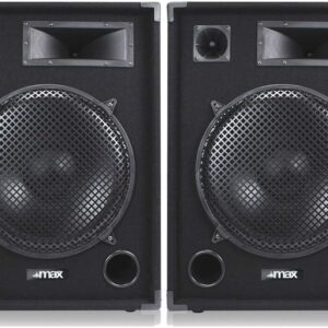MAX15 15-Inch Passive DJ PA Speaker Pair, 2000W, 3-Way, Bullet Tweeters MAX15 15-Inch Passive DJ PA Speaker Pair, 2000W, 3-Way, Bullet Tweeters