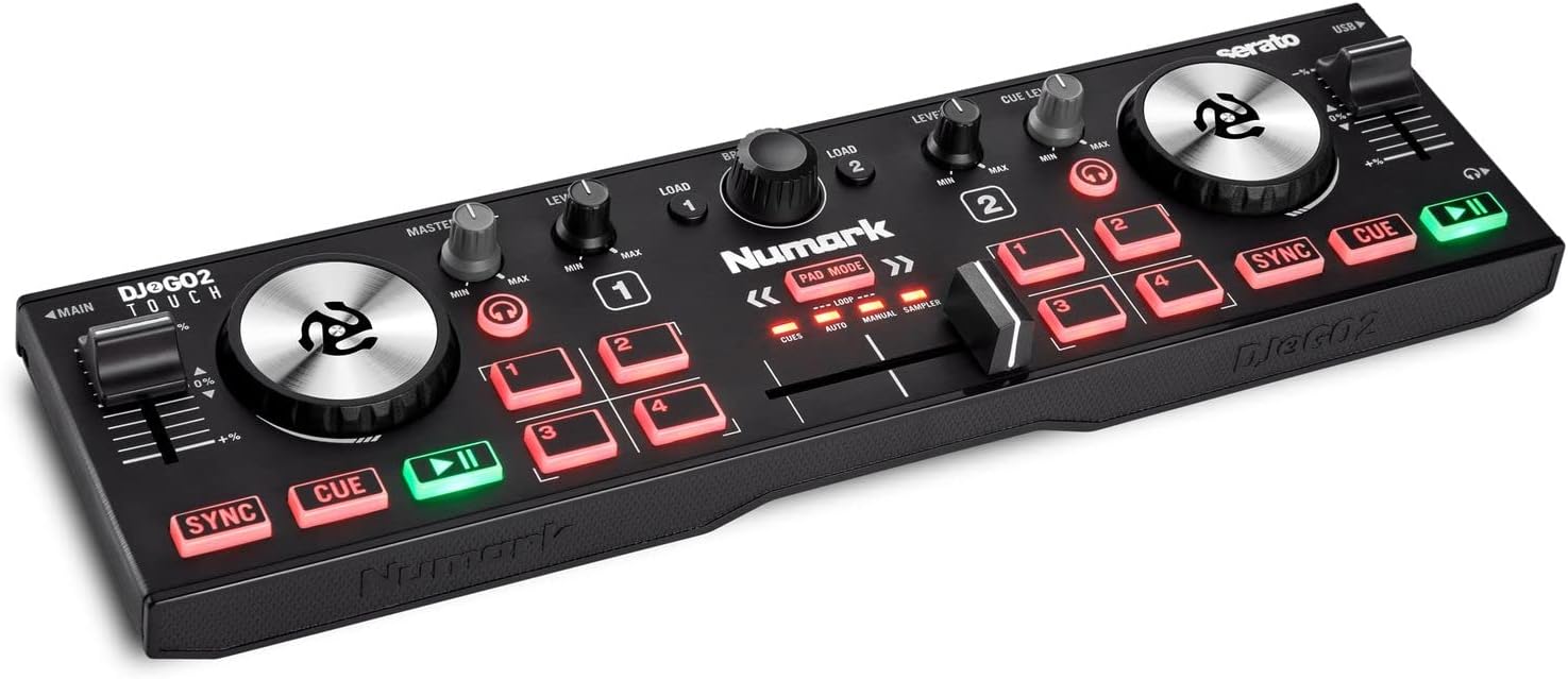 Numark DJ2GO2 Touch Compact DJ Controller Numark DJ2GO2 Touch Compact DJ Controller