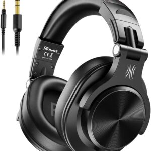 OneOdio A71 Hi-Res Studio Recording Headphones – Wired Over Ear Headphones with SharePort, Professional Monitoring & Mixing Foldable Headphones with Stereo Sound (Black) OneOdio A71 Hi-Res Studio Recording Headphones – Wired Over Ear Headphones with SharePort, Professional Monitoring & Mixing Foldable Headphones with Stereo Sound (Black)