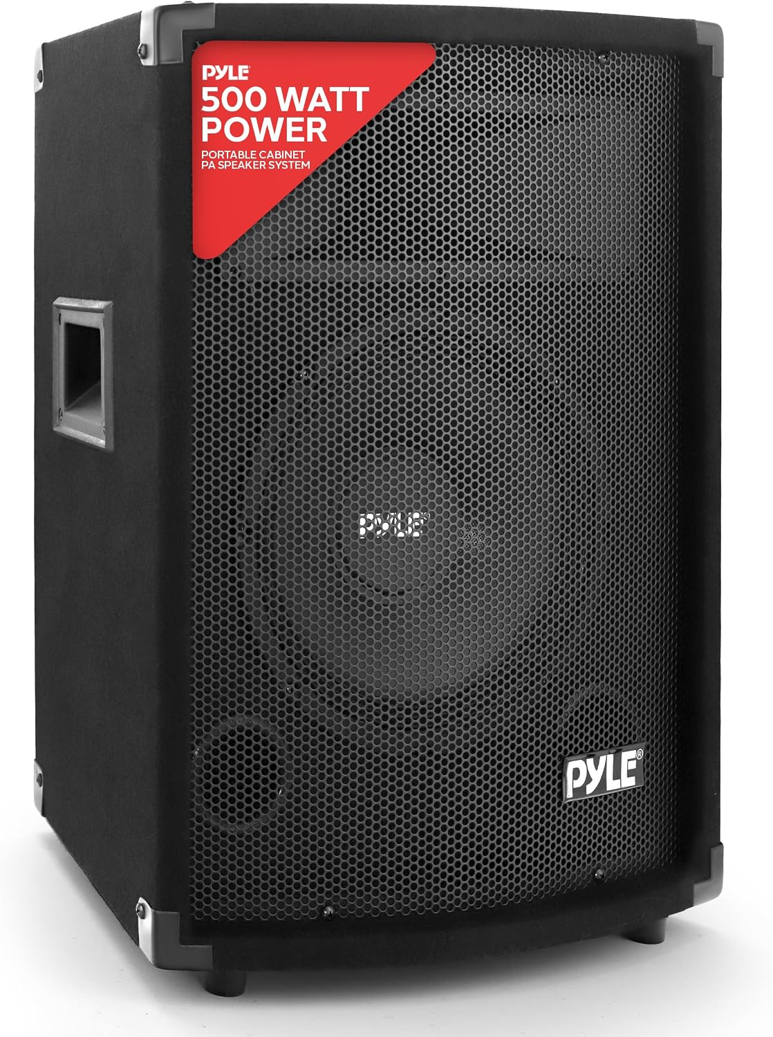 Pyle PA Speaker DJ Speaker – 500W Passive Portable Cabinet with 25cm Woofer & Horn, Professional Sound System for Events, Gigs, Parties, Studio, DJ, and Home Audio Pyle PA Speaker DJ Speaker – 500W Passive Portable Cabinet with 25cm Woofer & Horn, Professional Sound System for Events, Gigs, Parties, Studio, DJ, and Home Audio