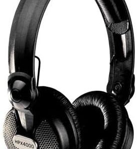 Behringer HPX4000 Wired Over Ear Headphones – High-Definition Closed-Type DJ Headphones with Swiveling Ear Cups, Plug In Studio Headphones Headset with Coiled Cord for Music & Mixing Behringer HPX4000 Wired Over Ear Headphones – High-Definition Closed-Type DJ Headphones with Swiveling Ear Cups, Plug In Studio Headphones Headset with Coiled Cord for Music & Mixing