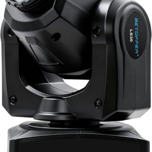 BETOPPER DJ Moving Head Lights Strobe Spot LED Stage Light 8 GOBO 8 Colors 9/11 Channel Lighting DMX-512 Sound Activated for Party,Dance,Church Event,Mobile DJ,Bars,Gigs,Disco etc. (1 Pack)