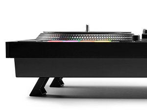 retractable feet, dj controller