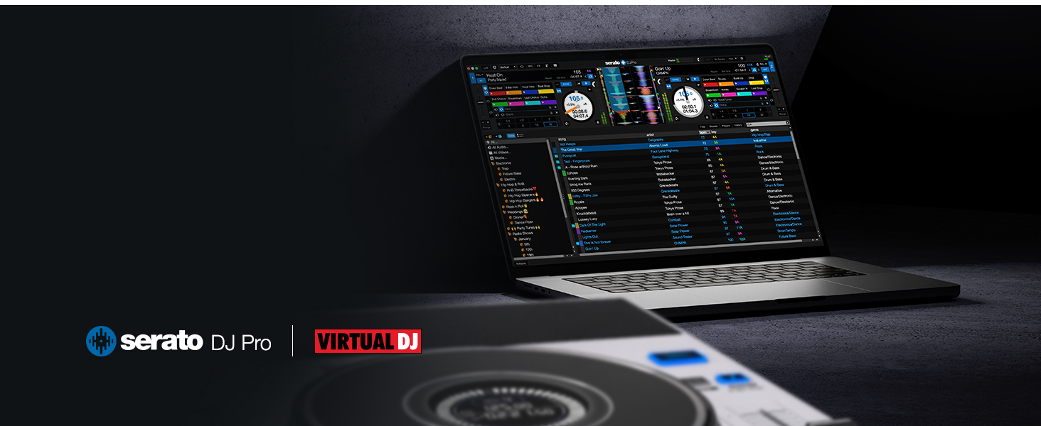 kit for mini dj mixing desk virtual dj 2 channel 2 decks