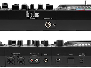 USB, RCA, jack, MASTER, audio interface, dj controller, XLR, pro audio