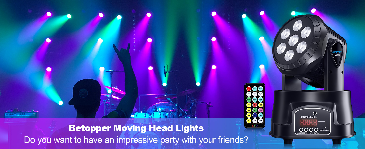 Betopper Moving Head Lights