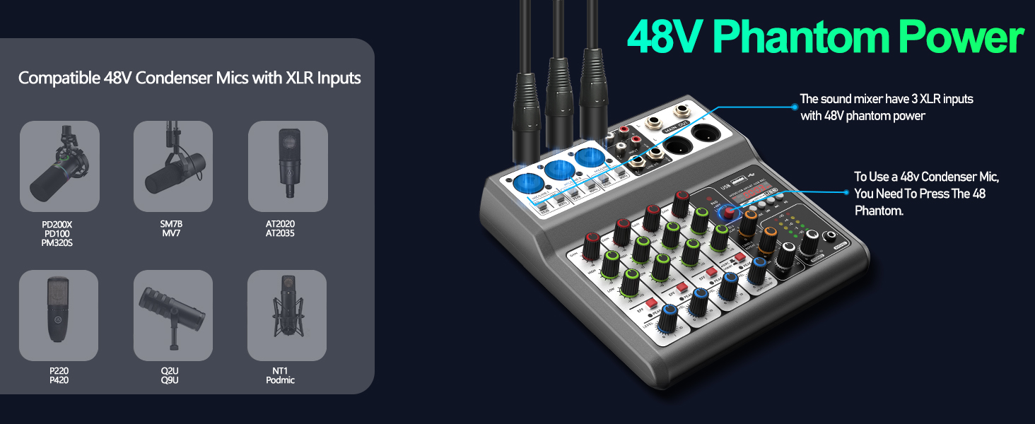 mixer board