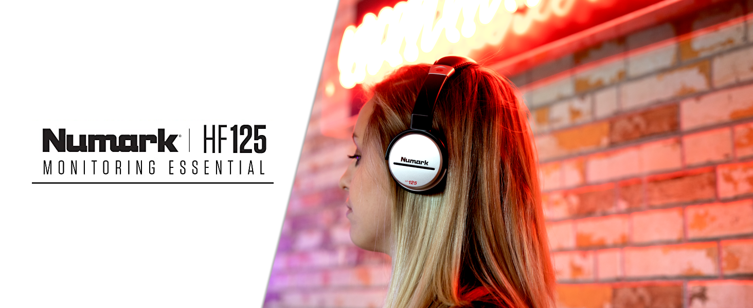 woman with headphones