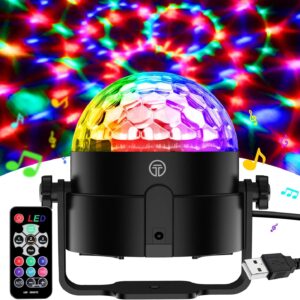 Disco Lights, 360°Rotation Sound Activated, Disco Ball Lights, Party Lights