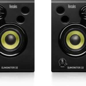 Hercules DJMonitor 32-2 x 15 watts RMS active monitoring speakers
