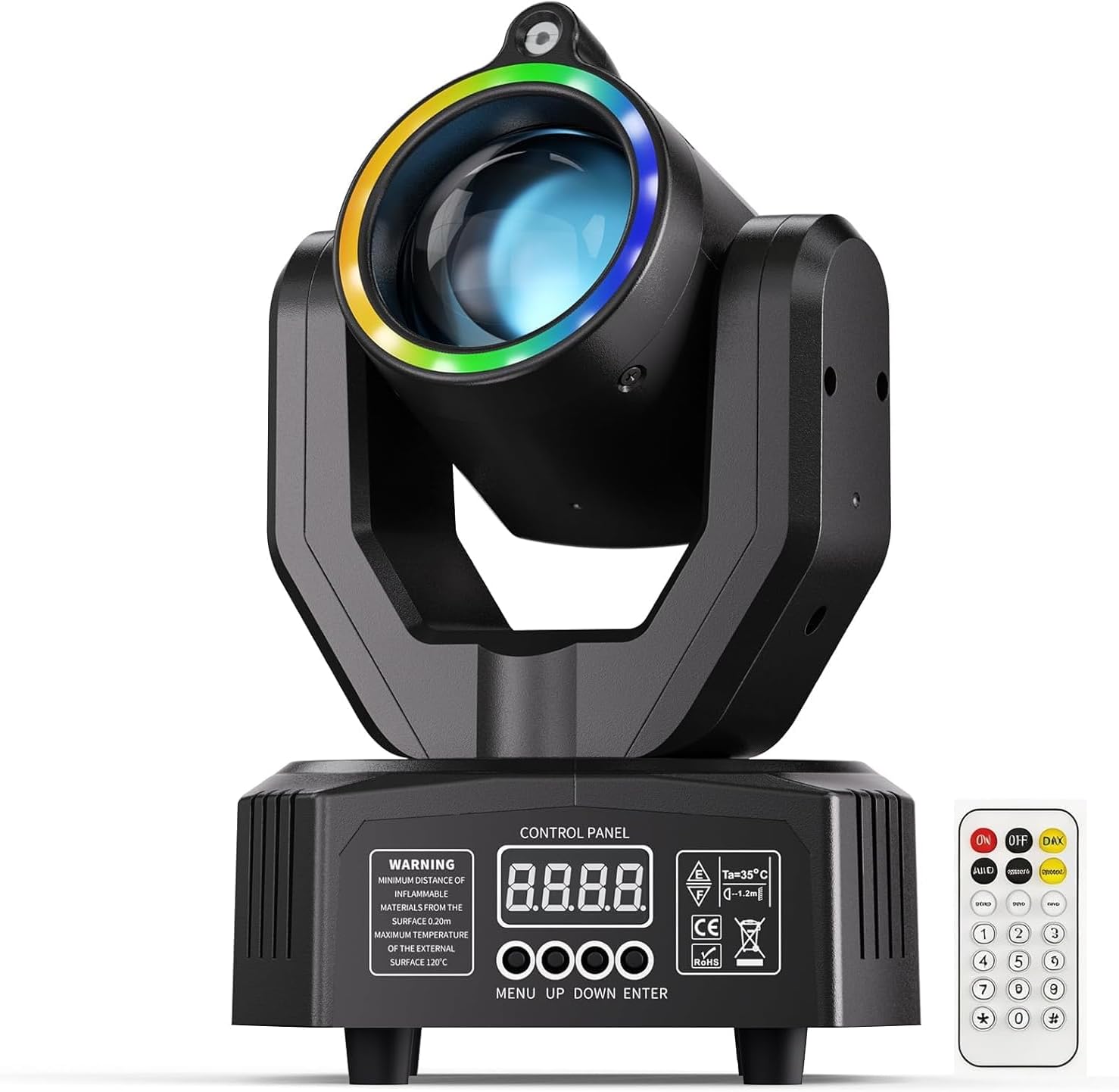Mini 30W Moving Head Lights with Remote Control RGBW LED Disco Lights Mini 30W Moving Head Lights with Remote Control RGBW LED Disco Lights