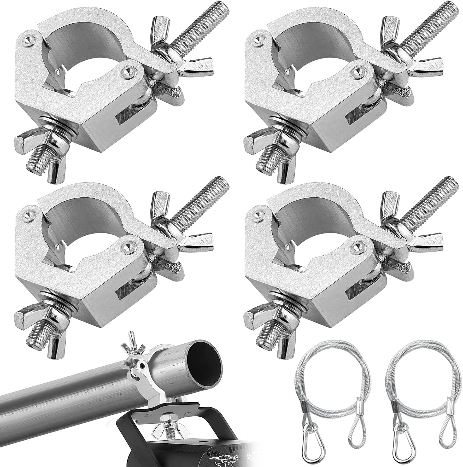 Stage Lighting Accessories, 30-35mm Clamps for Lights Stage, 6PCS Stage Lighting Accessories, 30-35mm Clamps for Lights Stage, 6PCS