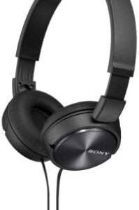 Sony MDR-ZX310 On-Ear Overhead Wired Headphones, Swivel Fold, 3.5mm Headphone Jack – Metallic Black