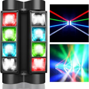 Betopper Spider Moving Head DJ Lights 8x3W RGBW DMX Stage Lights Party