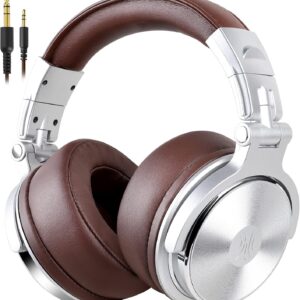 OneOdio Wired Over Ear Headphones Hi-Fi Sound & Bass Boosted headphone with 50mm Neodymium Drivers and 1/4 to 3.5mm Audio Jack for Studio DJ AMP Recording Monitoring Phones Laptop (Brown) OneOdio Wired Over Ear Headphones Hi-Fi Sound & Bass Boosted headphone with 50mm Neodymium Drivers and 1/4 to 3.5mm Audio Jack for Studio DJ AMP Recording Monitoring Phones Laptop (Brown)