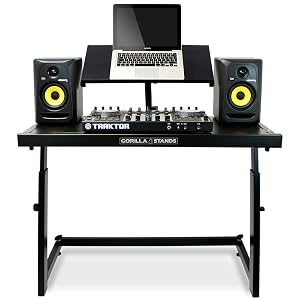 the dj desk is a great addition to your home studio.