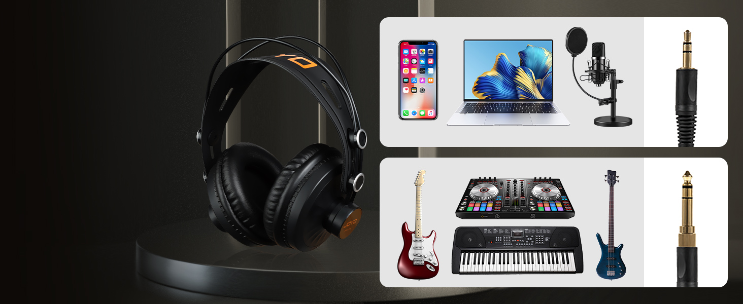 JMH-02 Studio Headphones Monitor