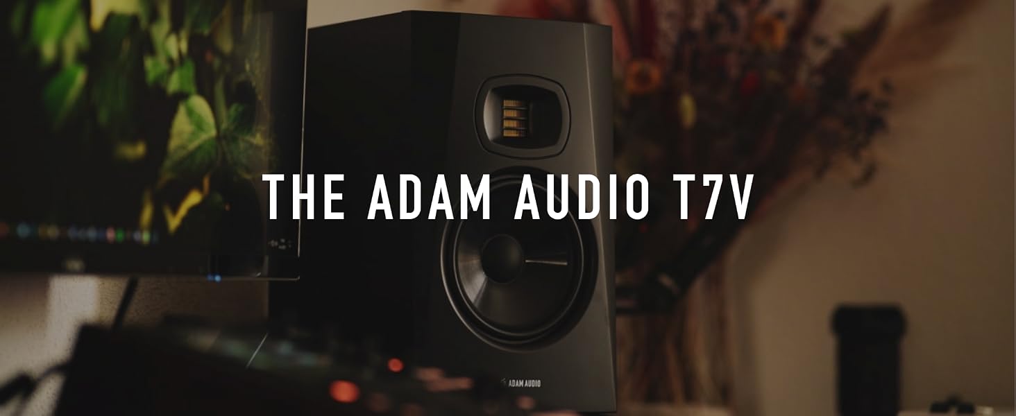 ADAM Audio T7V on home studio desk